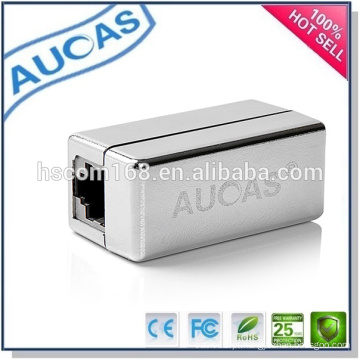 Adaptador modular / RJ45 Splitter / CAT5 CAT6 LAN Adaptador de conector Ethernet / 8P8C Plugue modular de rede